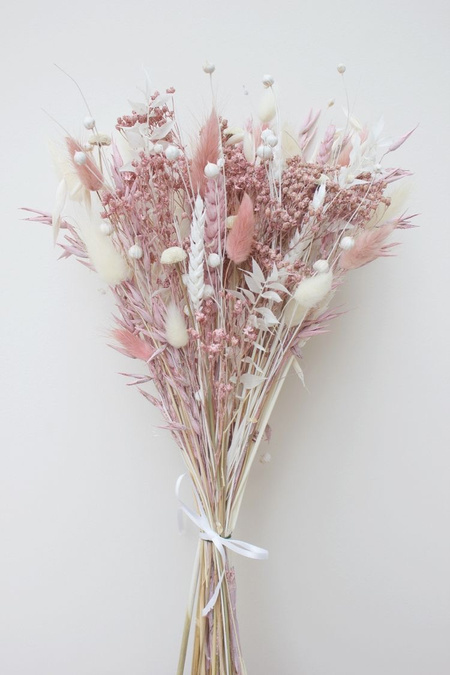 Bouquet of Pastel Dried Flowers